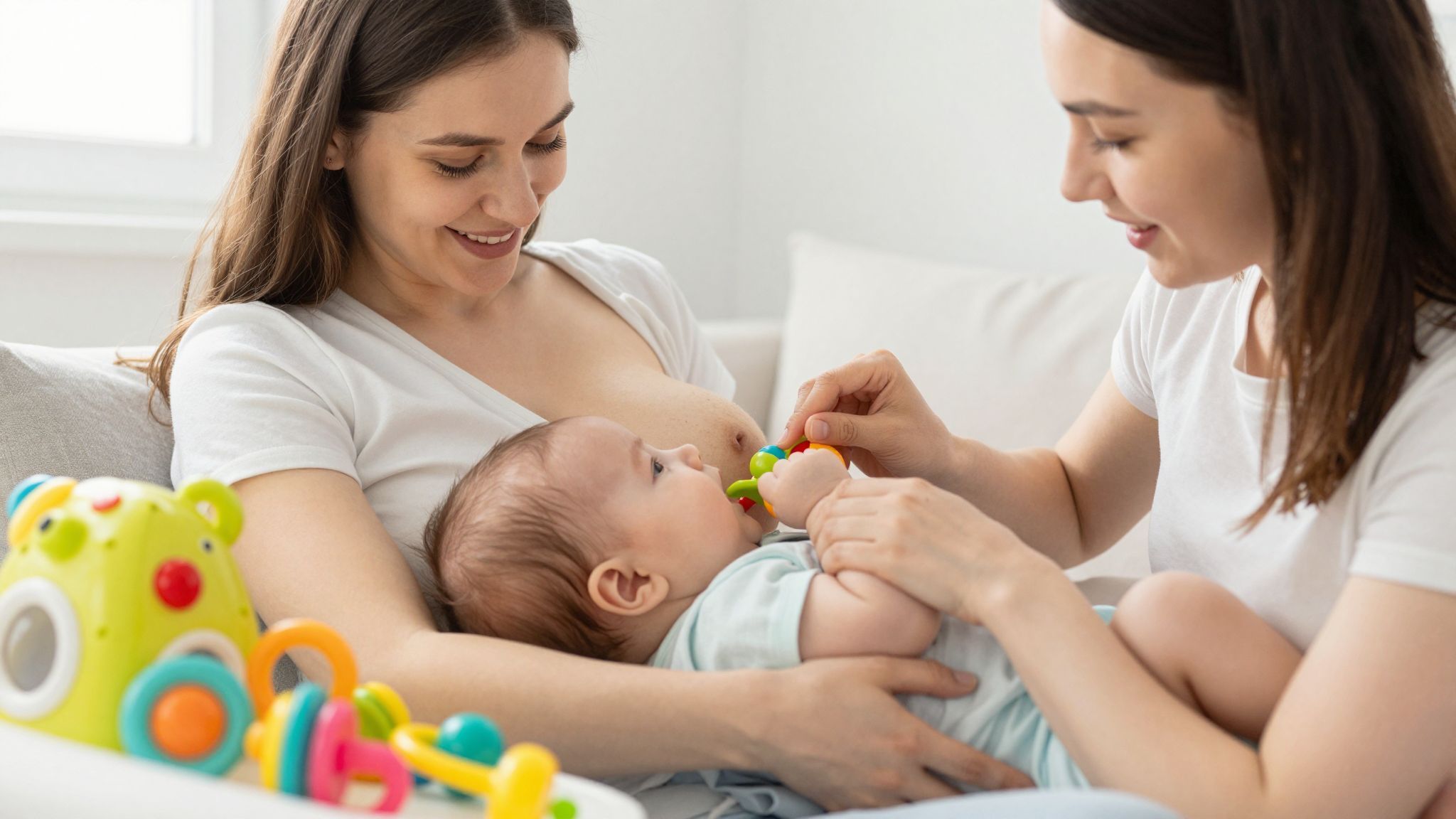 A szoptatás segíthet a megfelelő szájüregi fejlődésben.