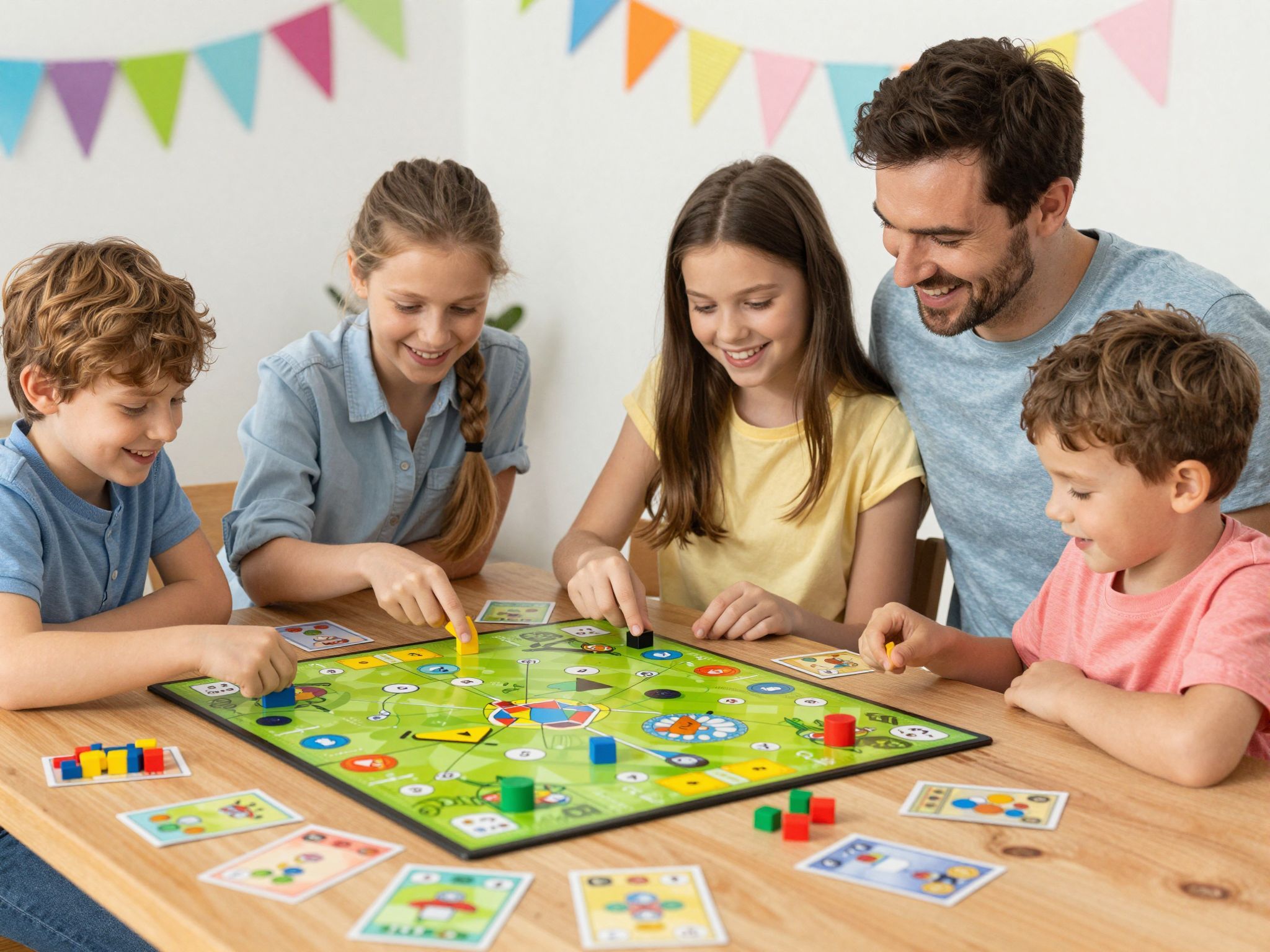 A társasjáték erősíti a családi kötelékeket és kommunikációt.