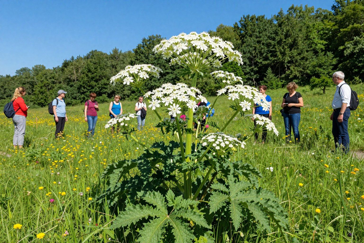 A kaukázusi medvetalp invazív, mérgező növény, veszélyes a környezetre.