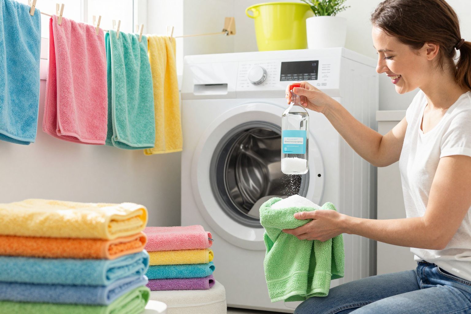 Használj ecetet az extra frissességért a törölközőkben!