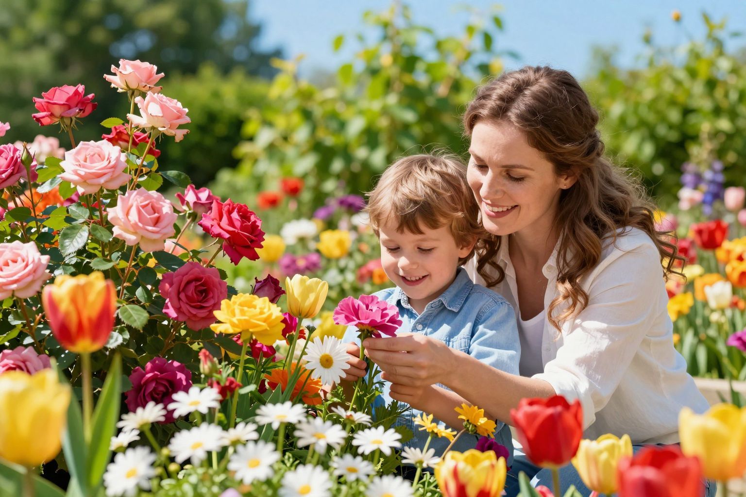 A virágok és idézetek együtt emelik az anyák napját.