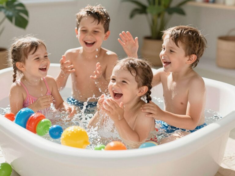 A vízi játékok jótékony hatásai: több mint szórakozás a kádban
