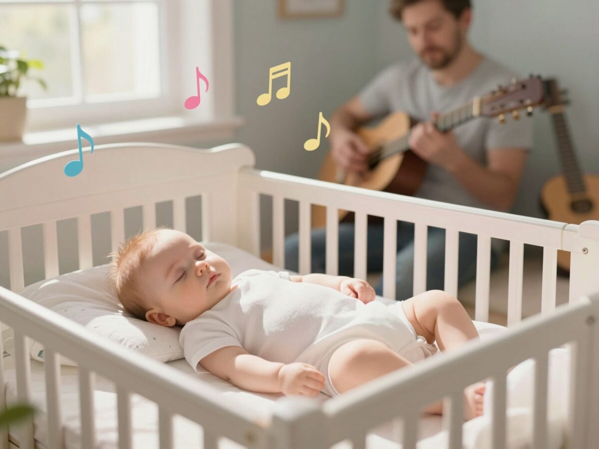 A zene hatása a babák alvására: mit mond a tudomány?