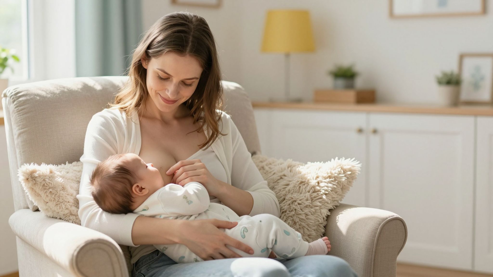 Szakember segíthet a szoptatás elkezdésében és fenntartásában.