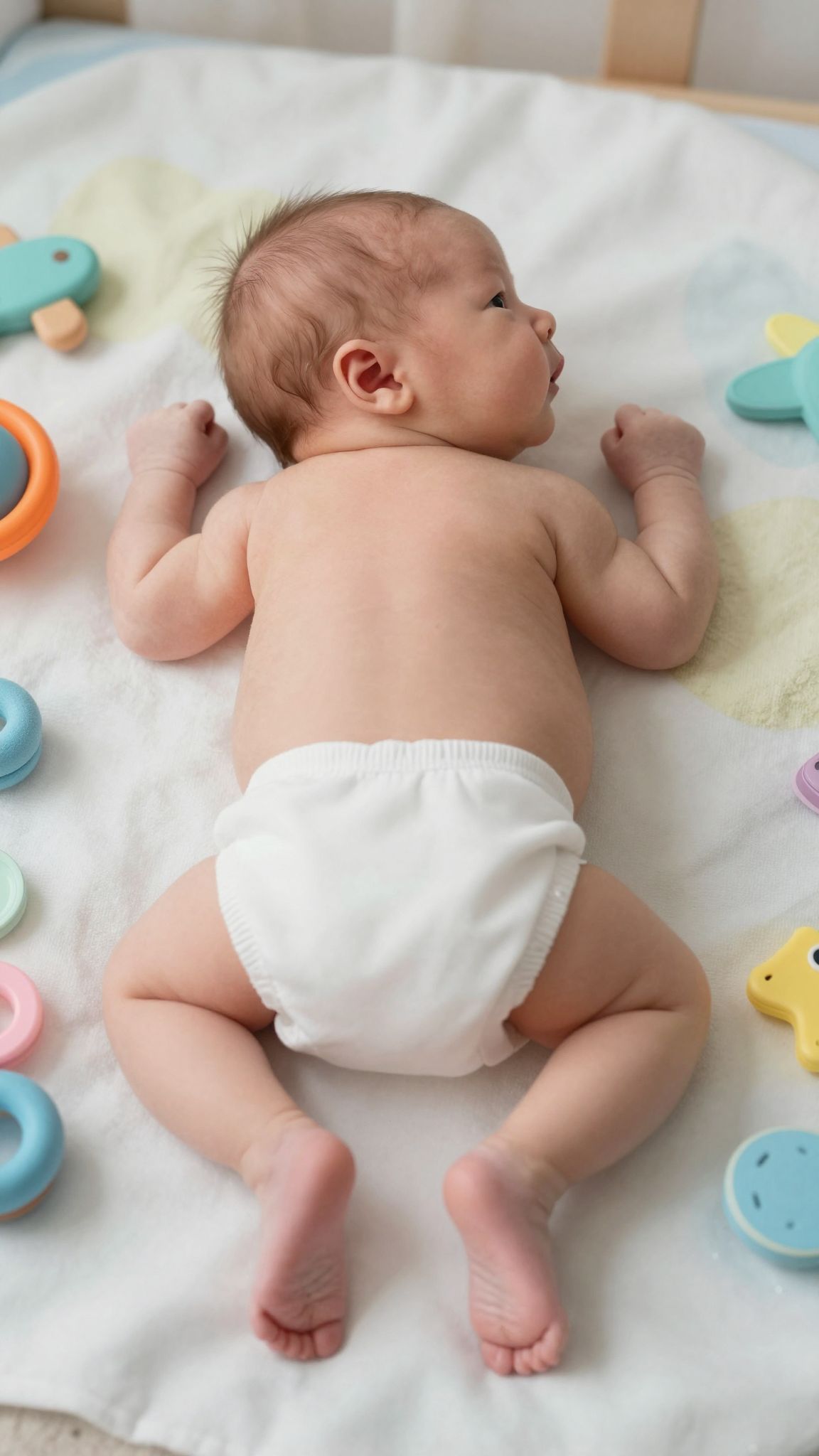 A nyaki lordózis fejlődése segíti a fejtartást.