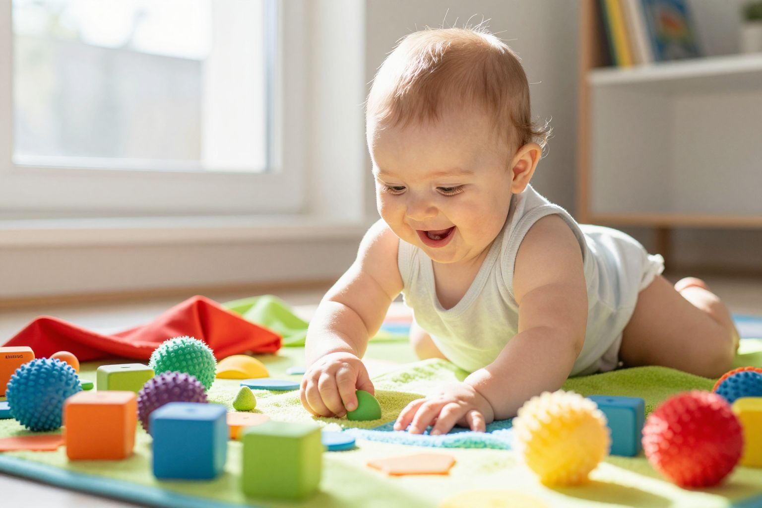 Az érzékszervek serkentik a kreatív gondolkodást a babákban.