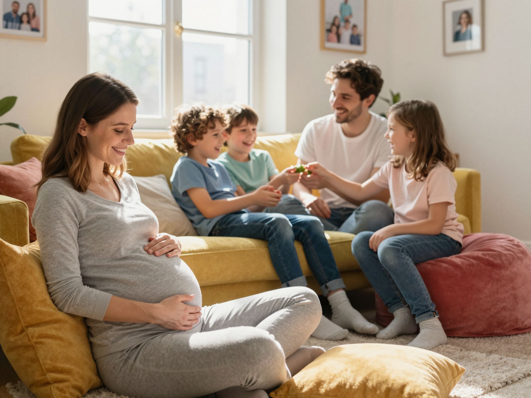 A családi támogatás erősíti a kismamák érzelmi biztonságát.