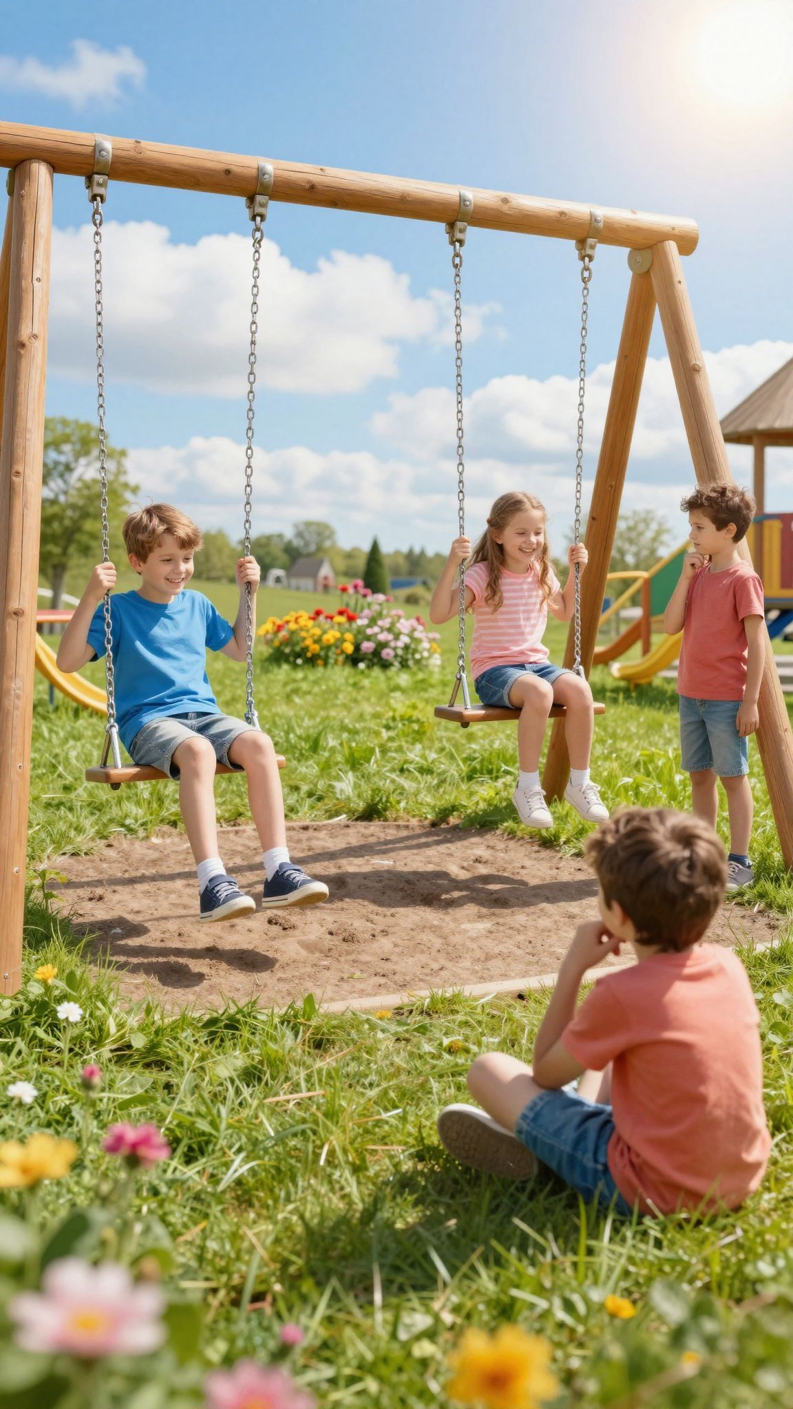 A hinták segítenek a szociális készségek fejlesztésében.