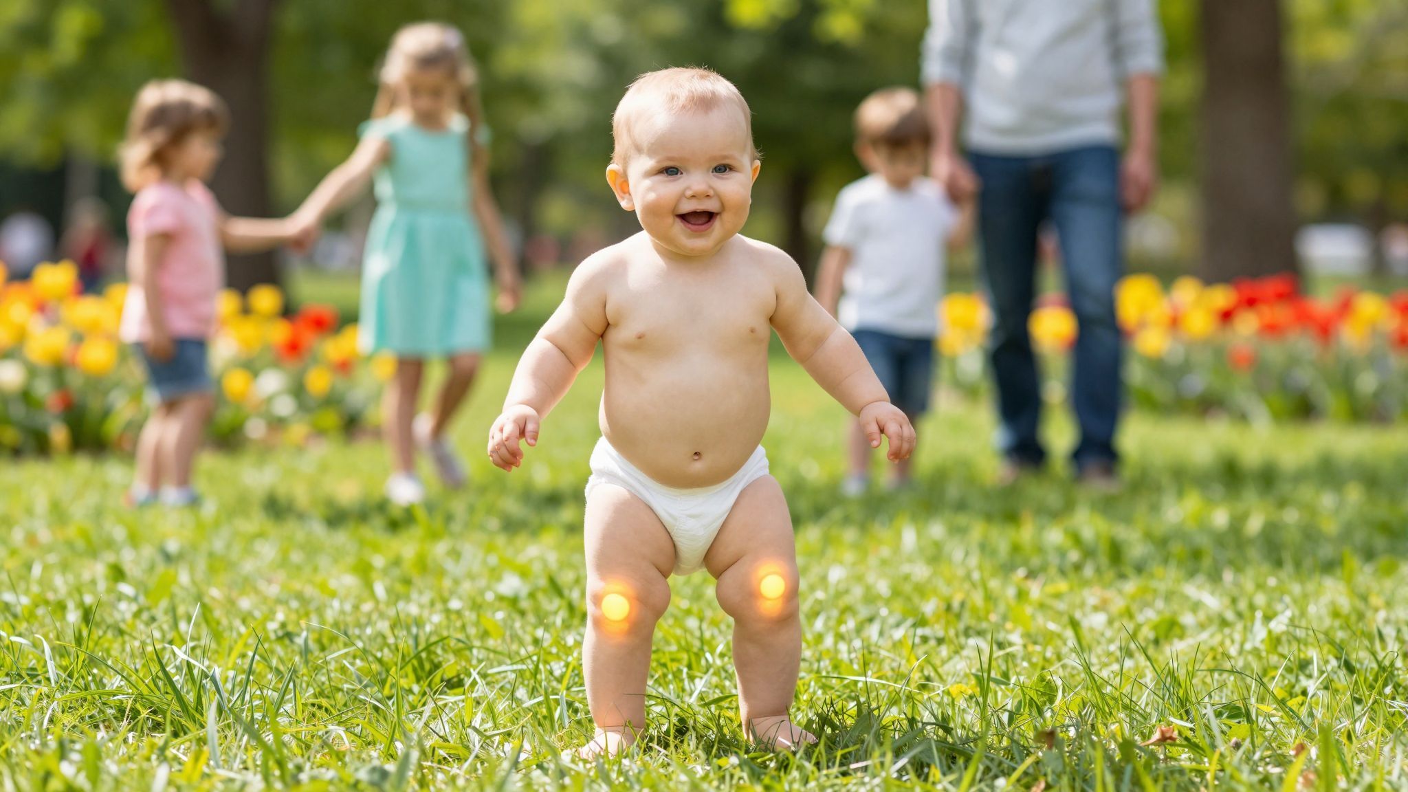 A korai járás erősíti a csontok fejlődését.