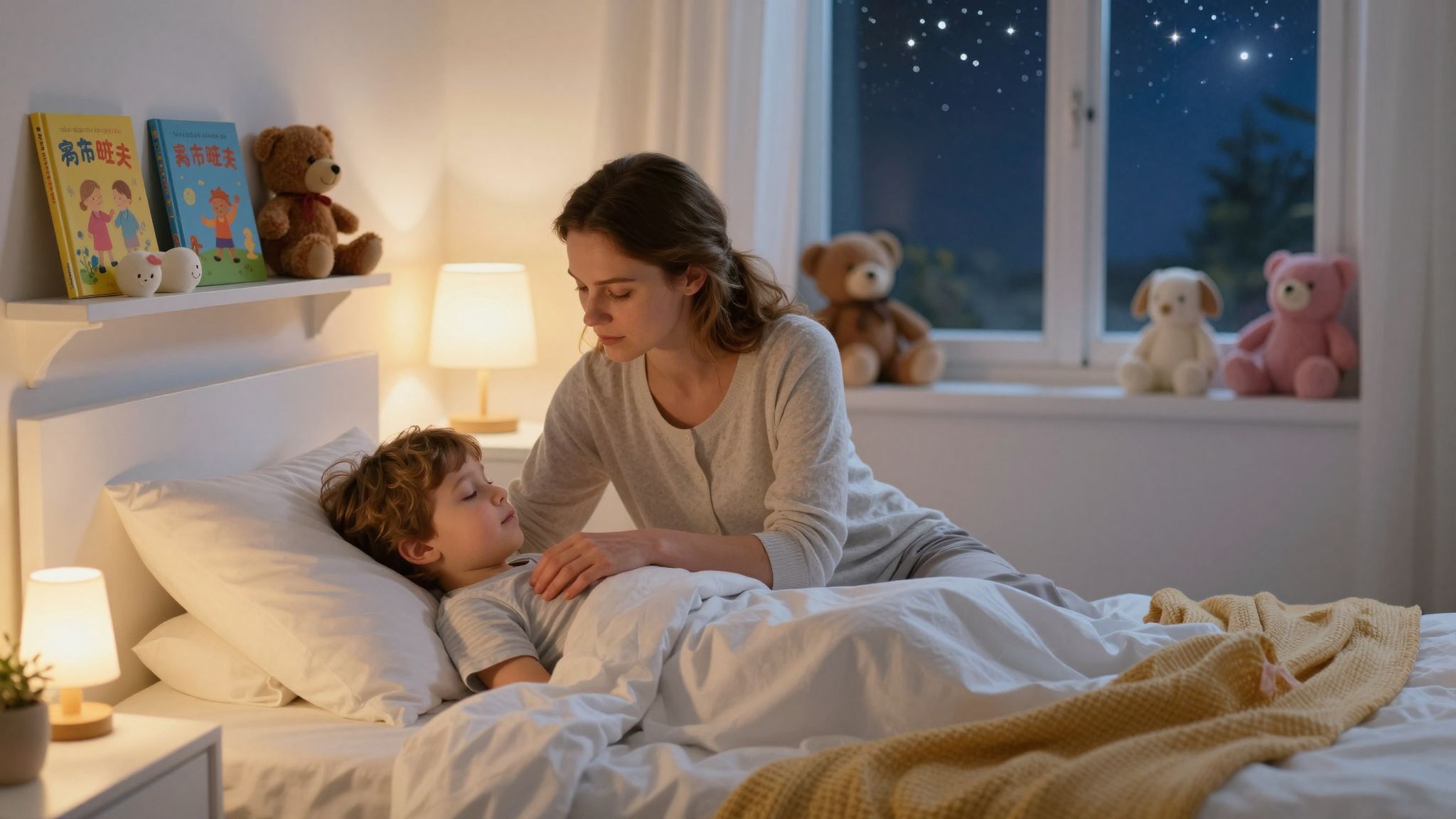 Az éjszakai szeparációs félelem gyakori a kisgyerekeknél.