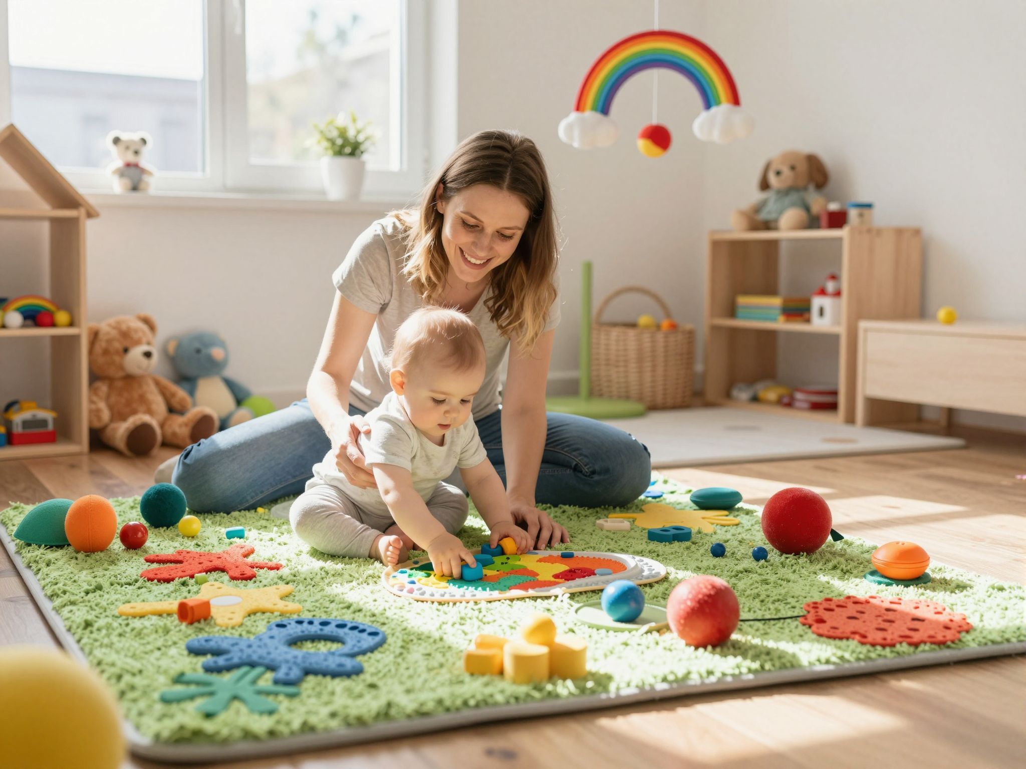 Az érintés erősíti a baba és szülő közötti köteléket.