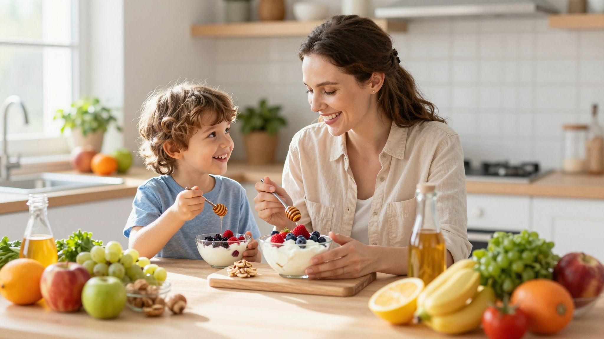 A görög joghurt probiotikumai támogatják a bél-agy kapcsolatot.