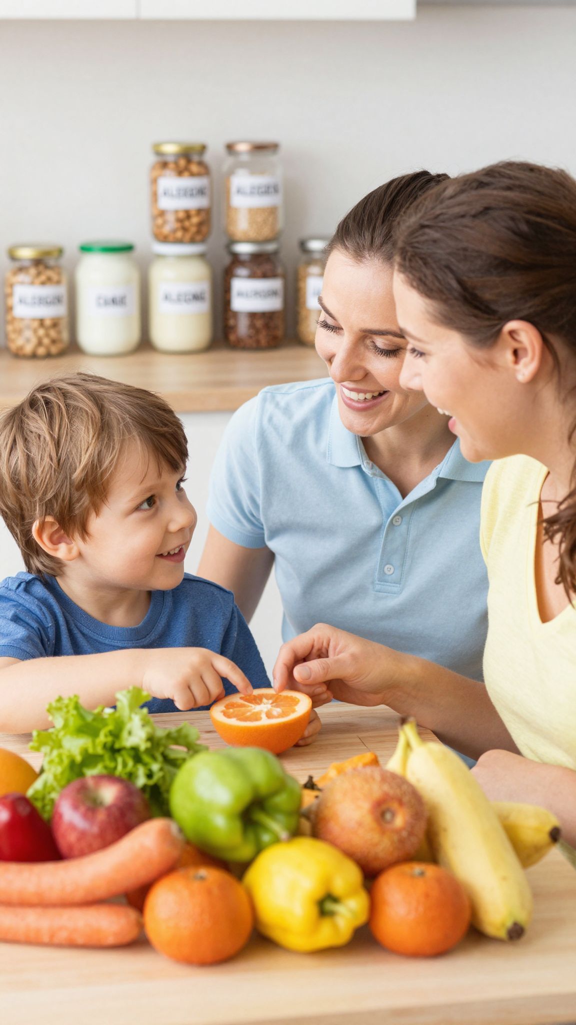 Gyakori allergének: mogyoró, tej, tojás, búza, szója.