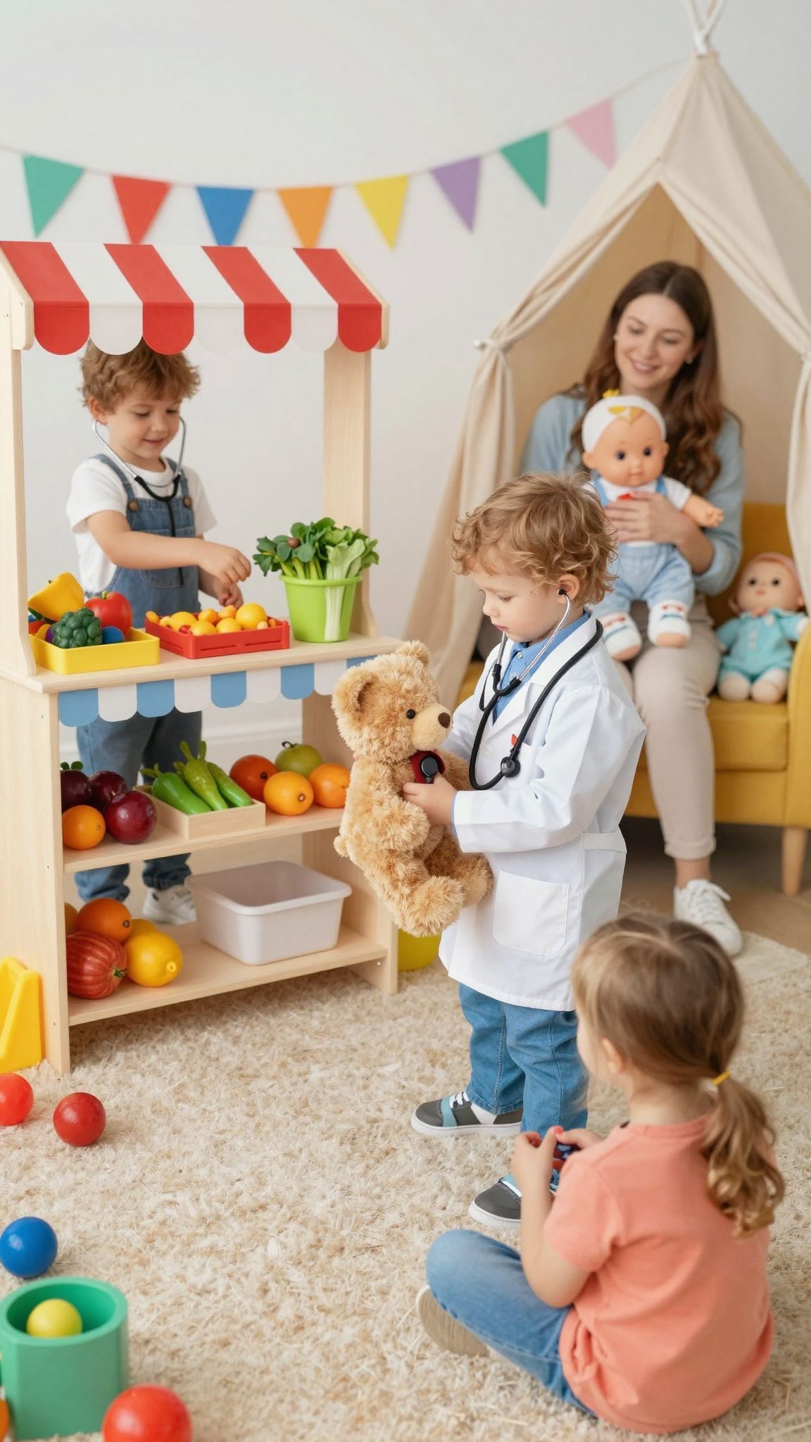 A szerepjáték fejleszti a szociális és kommunikációs készségeket.