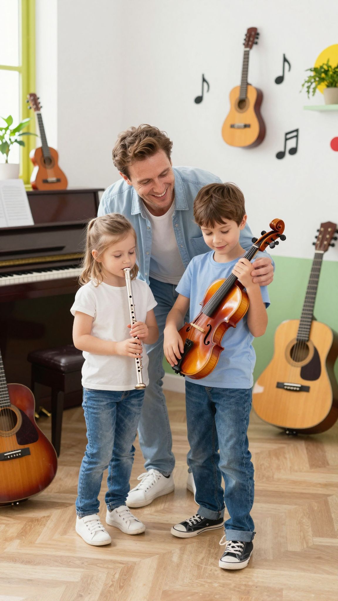 A zene segíti a gyerekek kognitív fejlődését.