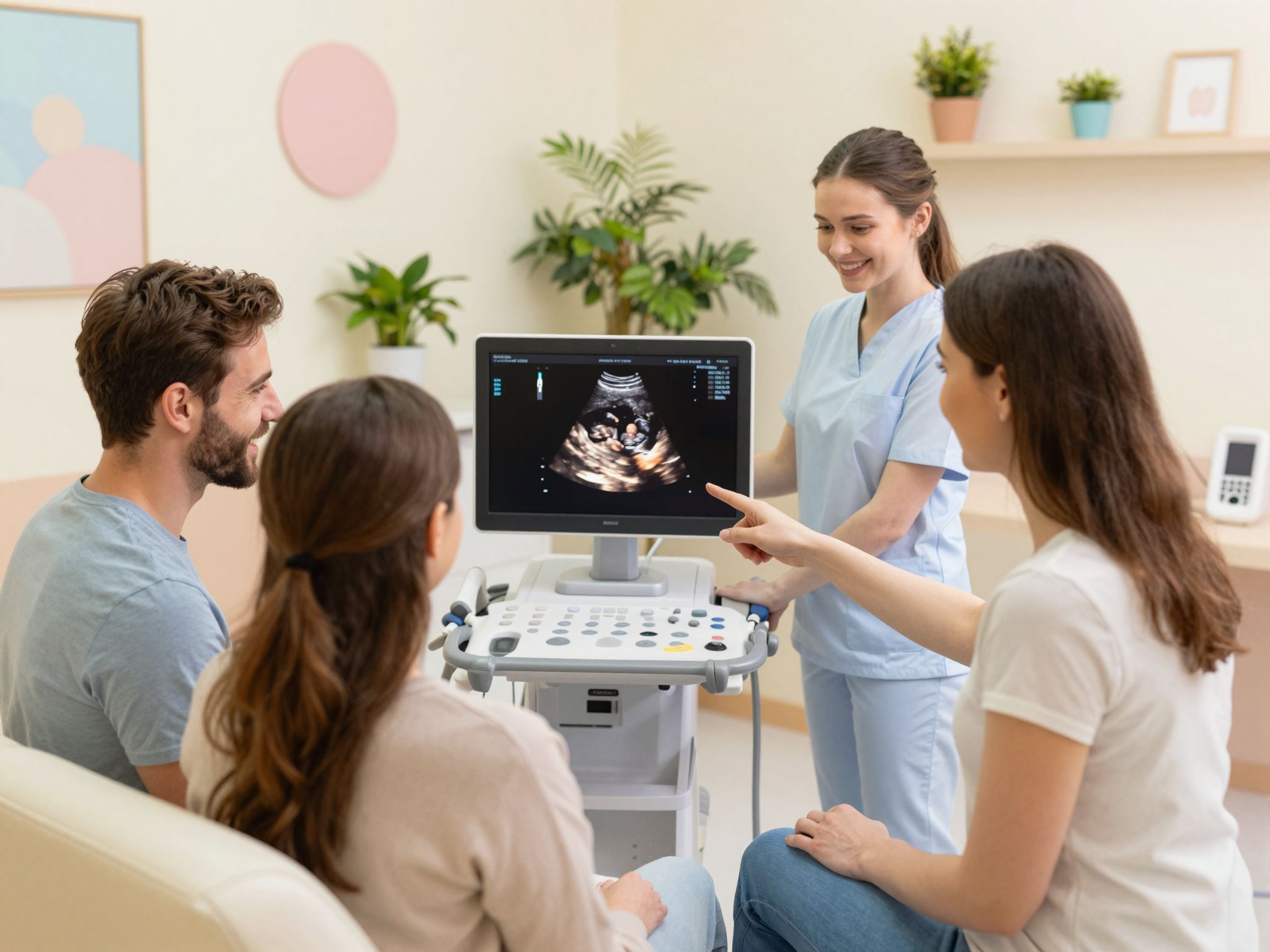 A 18. heti ultrahang fontos a fejlődési rendellenességek felismerésében.