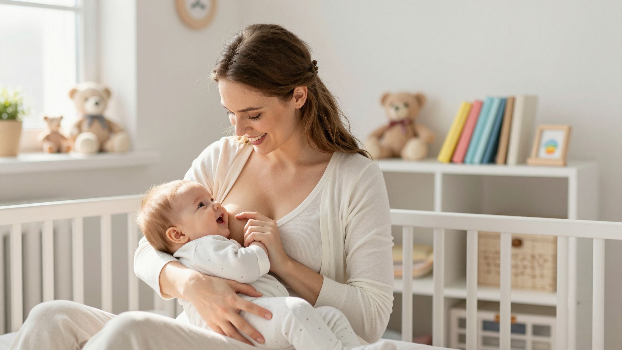 A szoptatás kulcsfontosságú a csecsemő egészséges fejlődéséhez.