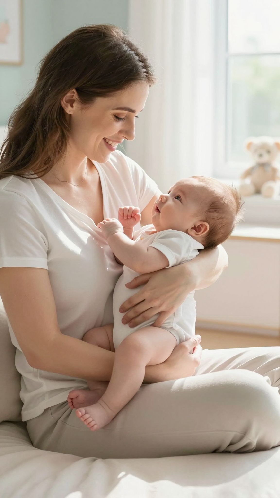 A harmadik hónapban a baba mozgáskoordinációja fejlődik.