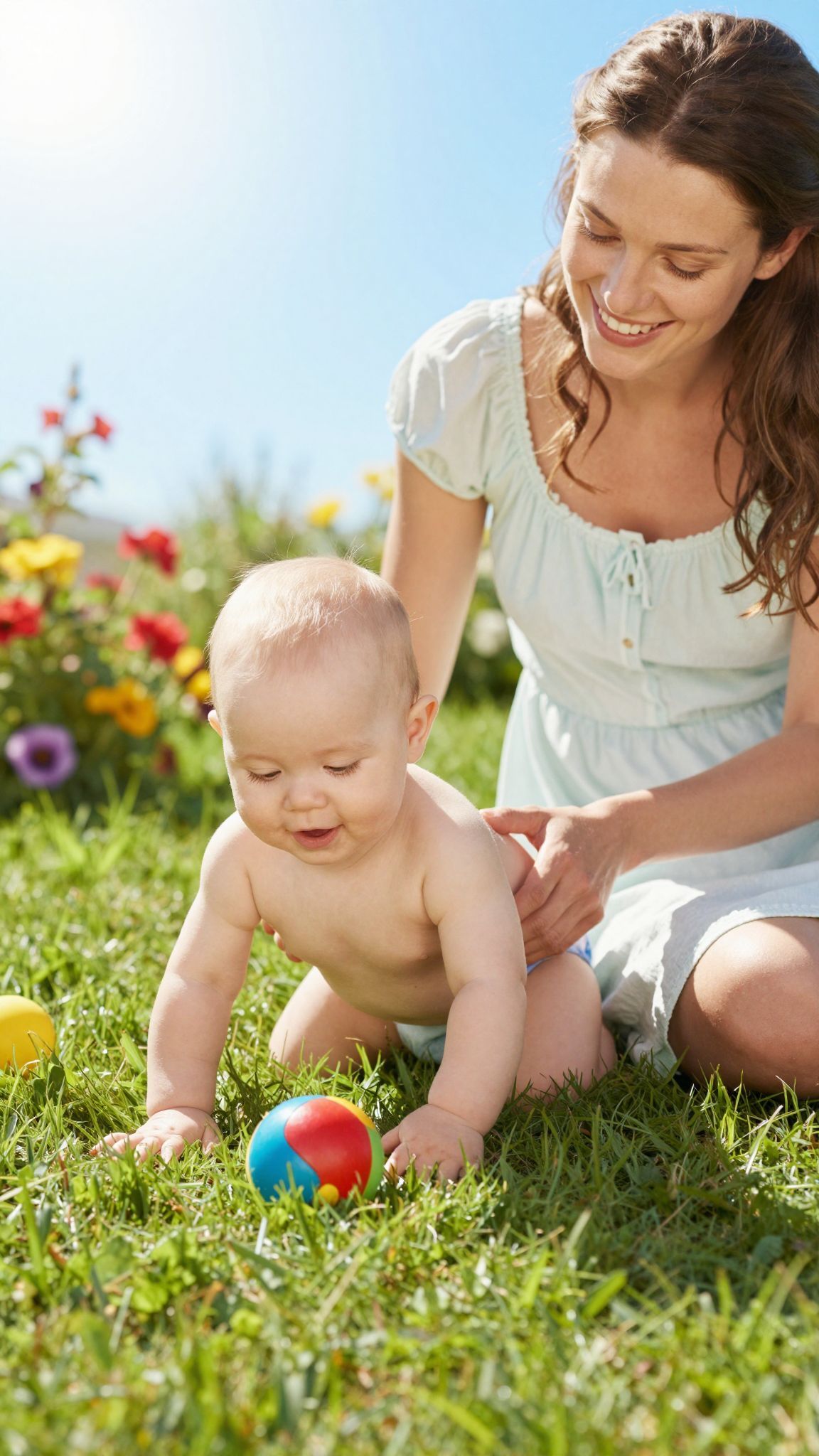 A csecsemők mozgása fontos a fejlődésük szempontjából.