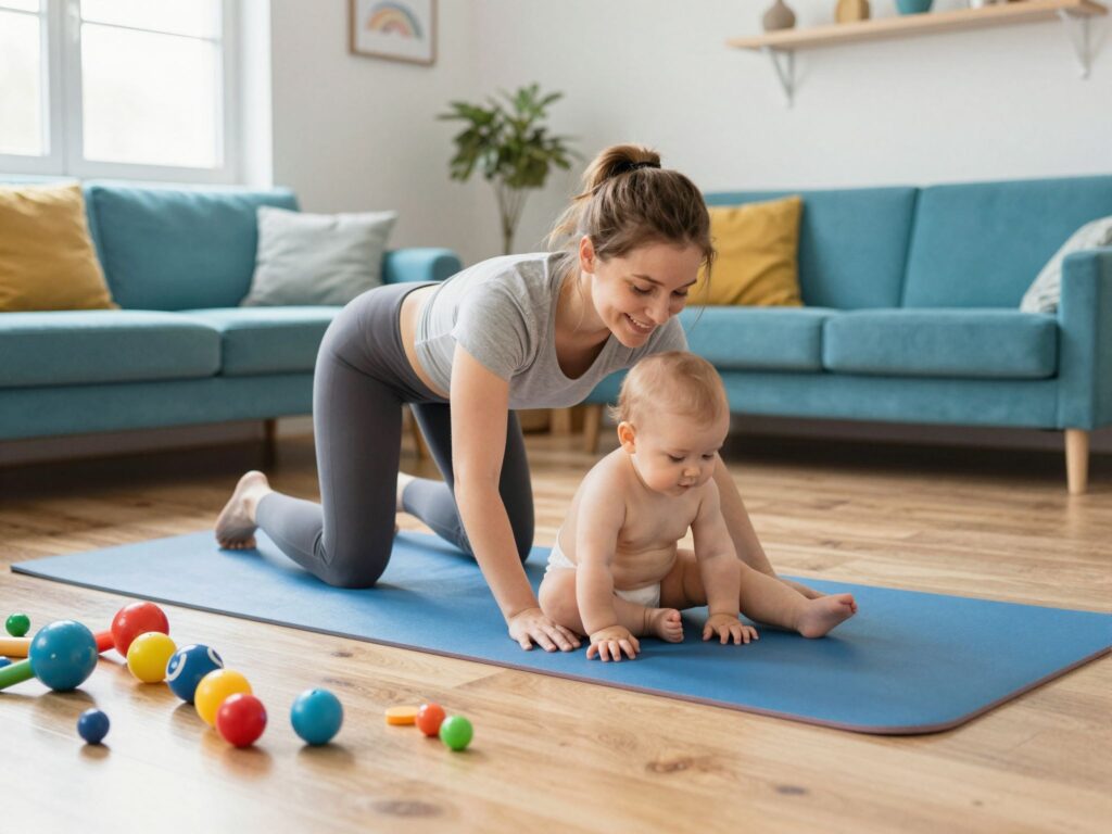 Hogyan fér bele a mozgás a napodba? Kreatív ötletek, hogy a baba játéka a te edzésed legyen