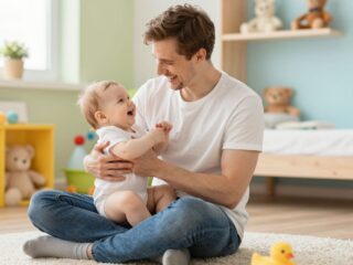 Hogyan játssz a babával? Ölbeli játékok, amik fejlesztik a kötődést és a készségeket