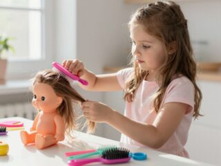 Így fésüld ki a legmakacsabbul gubancos játékbabahajat lépésről lépésre