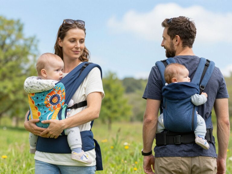 Kendő, karikás, csatos vagy kenguru? A legnépszerűbb babahordozó típusok előnyei és hátrányai