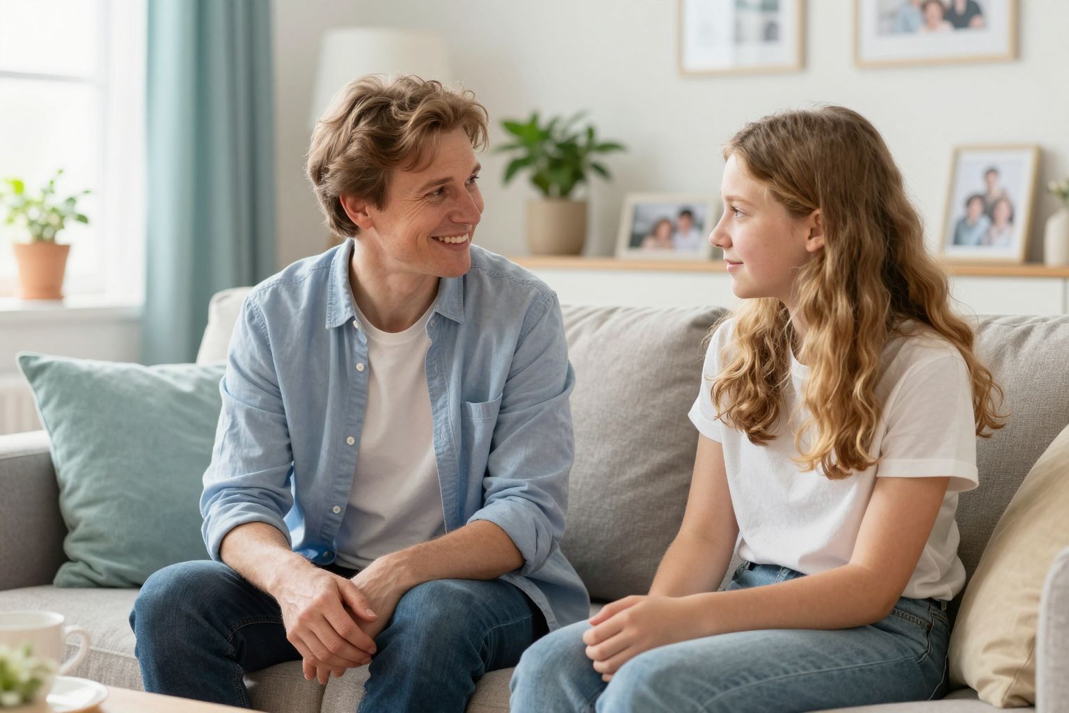 A nyitott párbeszéd segíthet a kamaszok bizalmának elnyerésében.