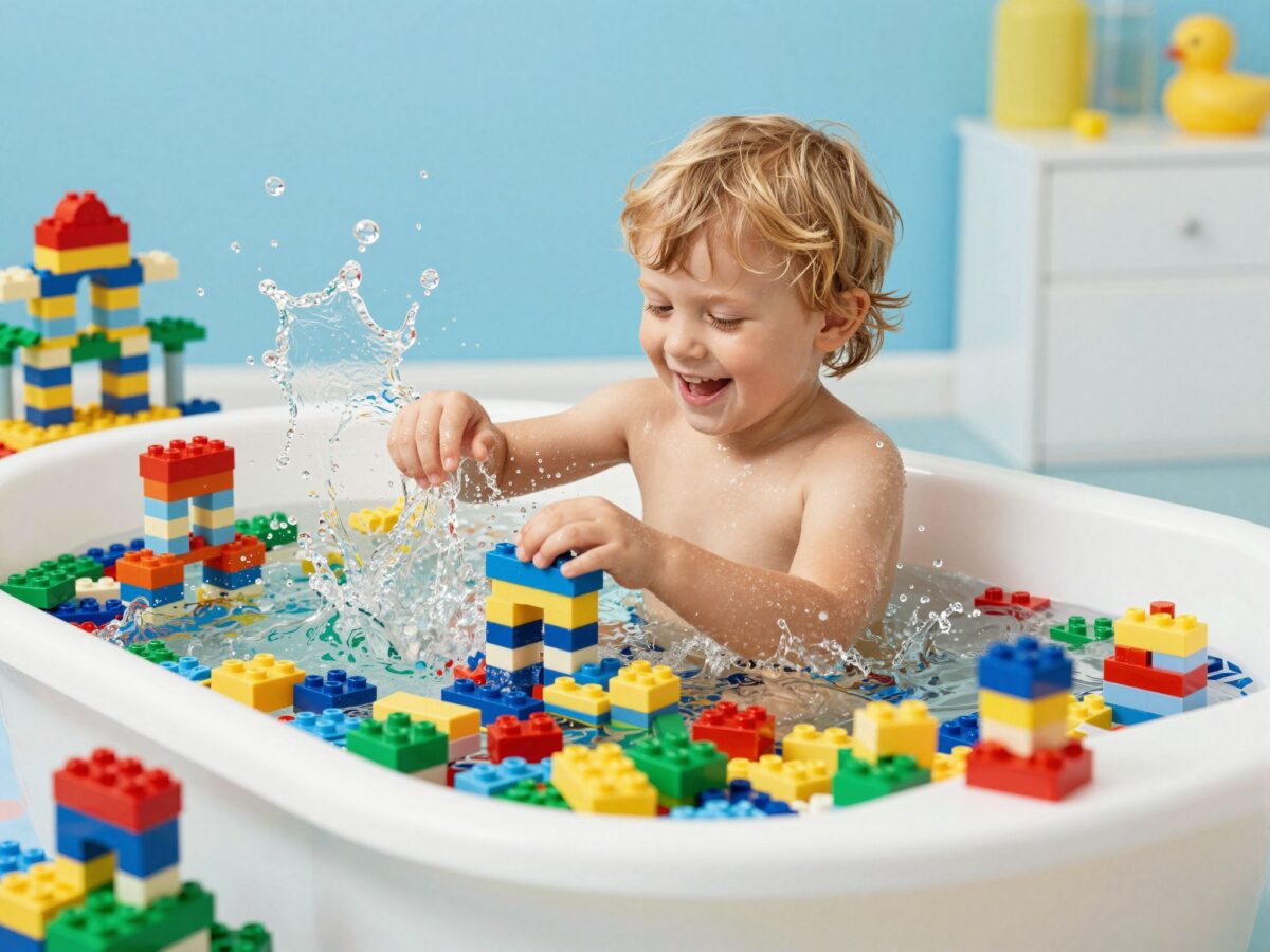 LEGO a fürdőkádban? Új dimenziók a pancsolásban és a kreatív játékban