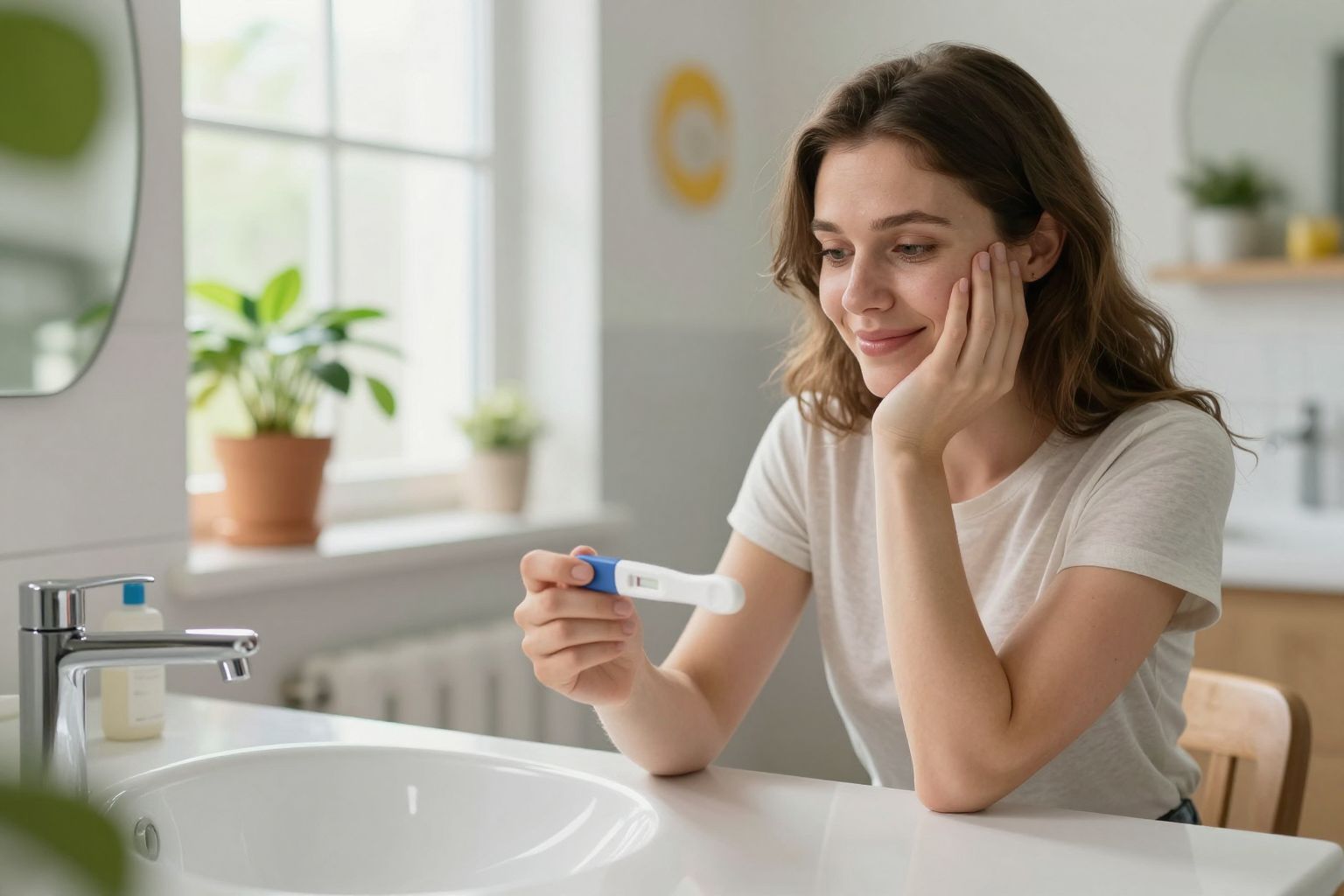 A terhességi teszt érzékeny a hormonok változásaira.