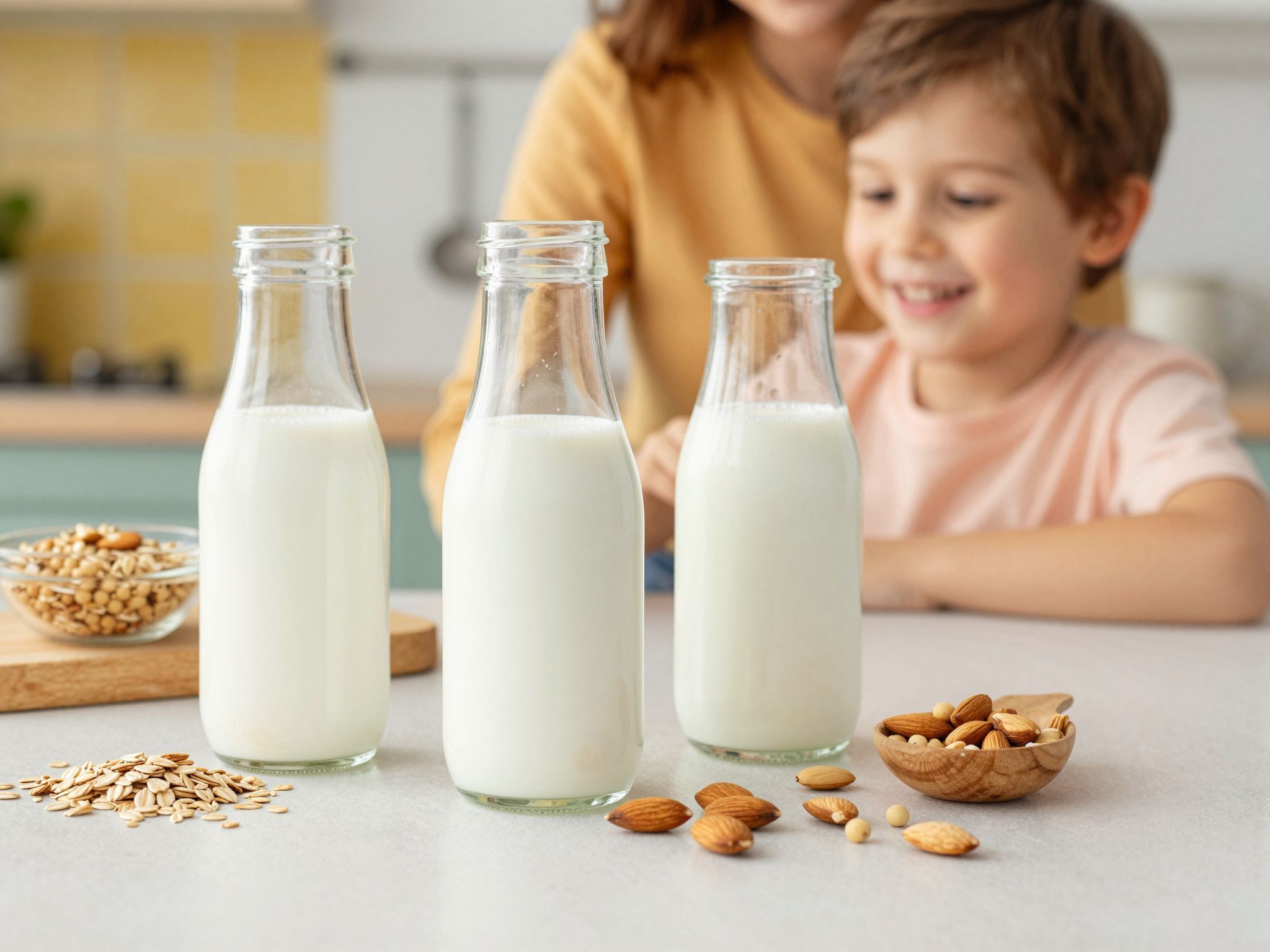 A növényi italok tápanyagtartalma eltérő a tejnél.