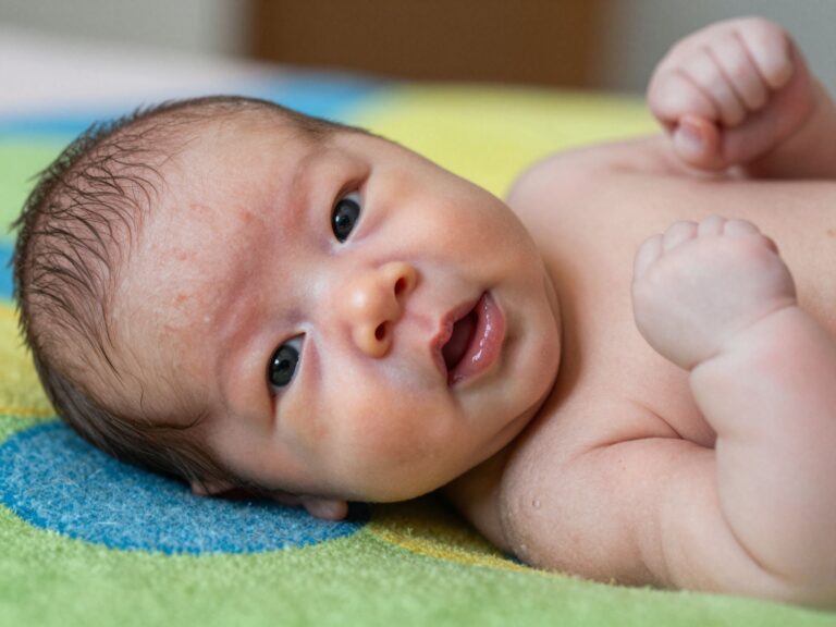 Pöttyök és foltok a babán: a leggyakoribb ártalmatlan bőrelváltozások újszülöttkorban