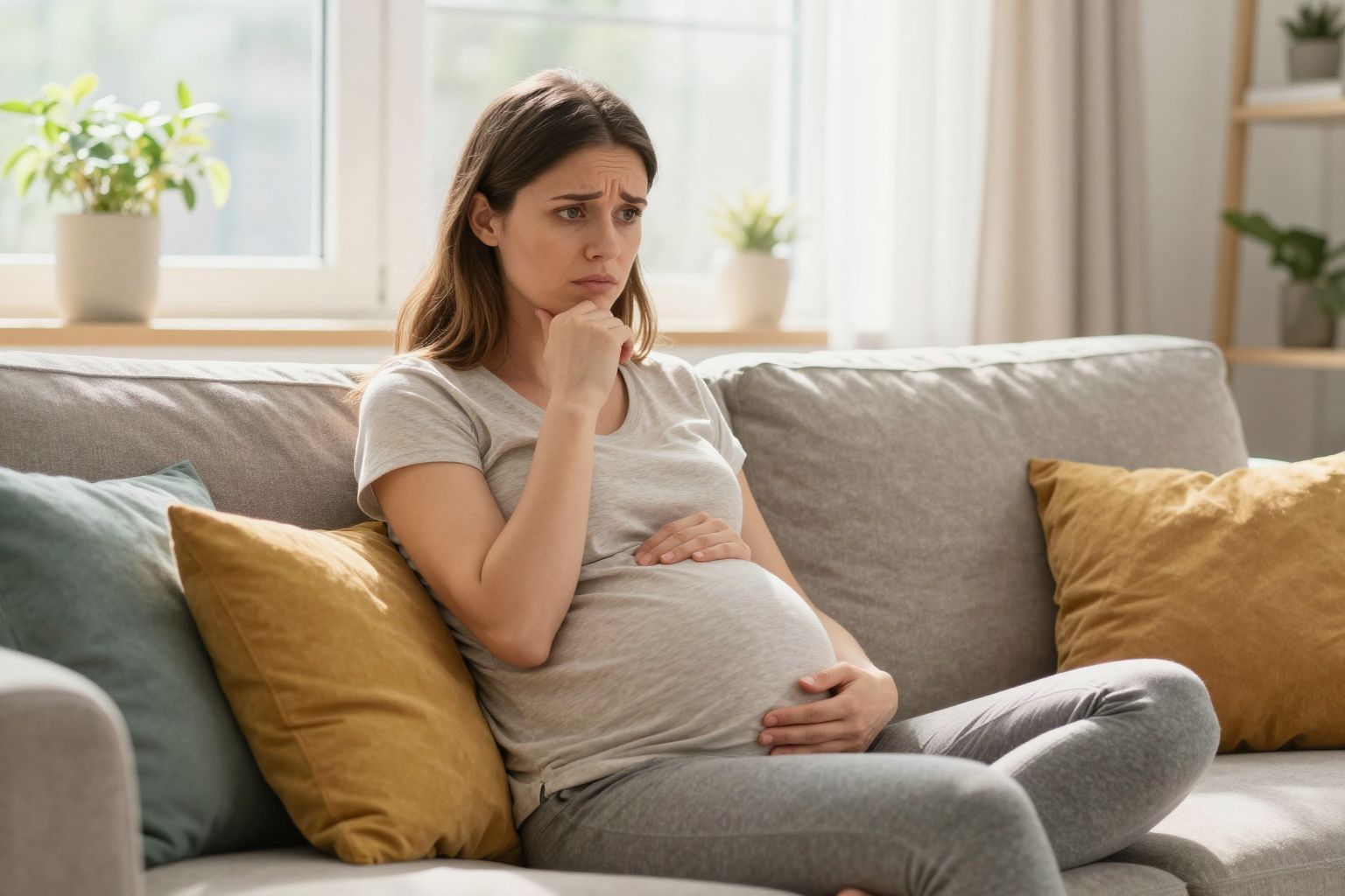 A terhesség alatti hormonális változások fokozzák a félelmeket.