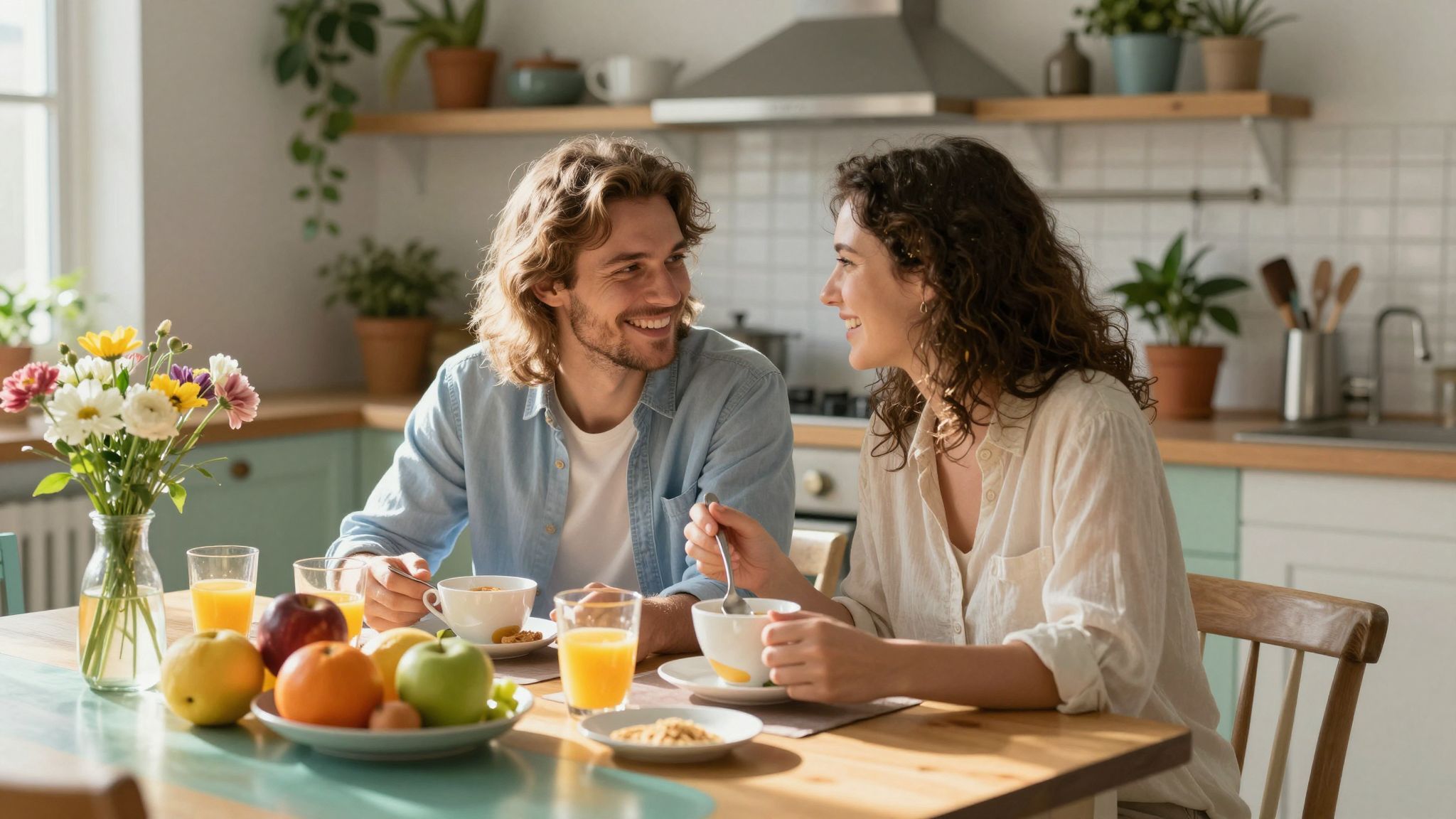 A napi rituálék erősítik a kapcsolat intimitását és szeretetét.