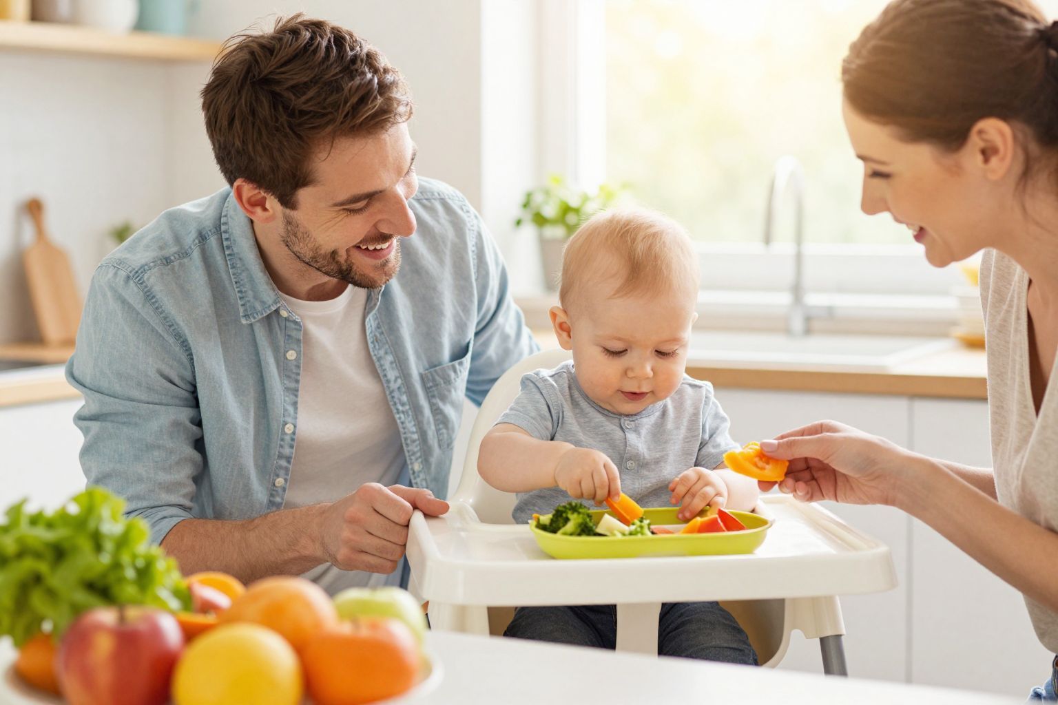 Kezdéskor fokozatosan bátorítsuk a babát az önállóságra!