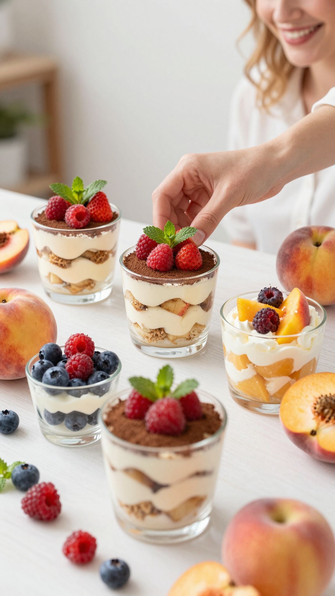 Használj friss gyümölcsöket a tálalás színesebbé tételéhez!