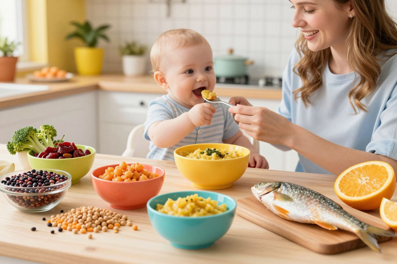 A hüvelyesek gazdag fehérjeforrások a gyermekek számára.
