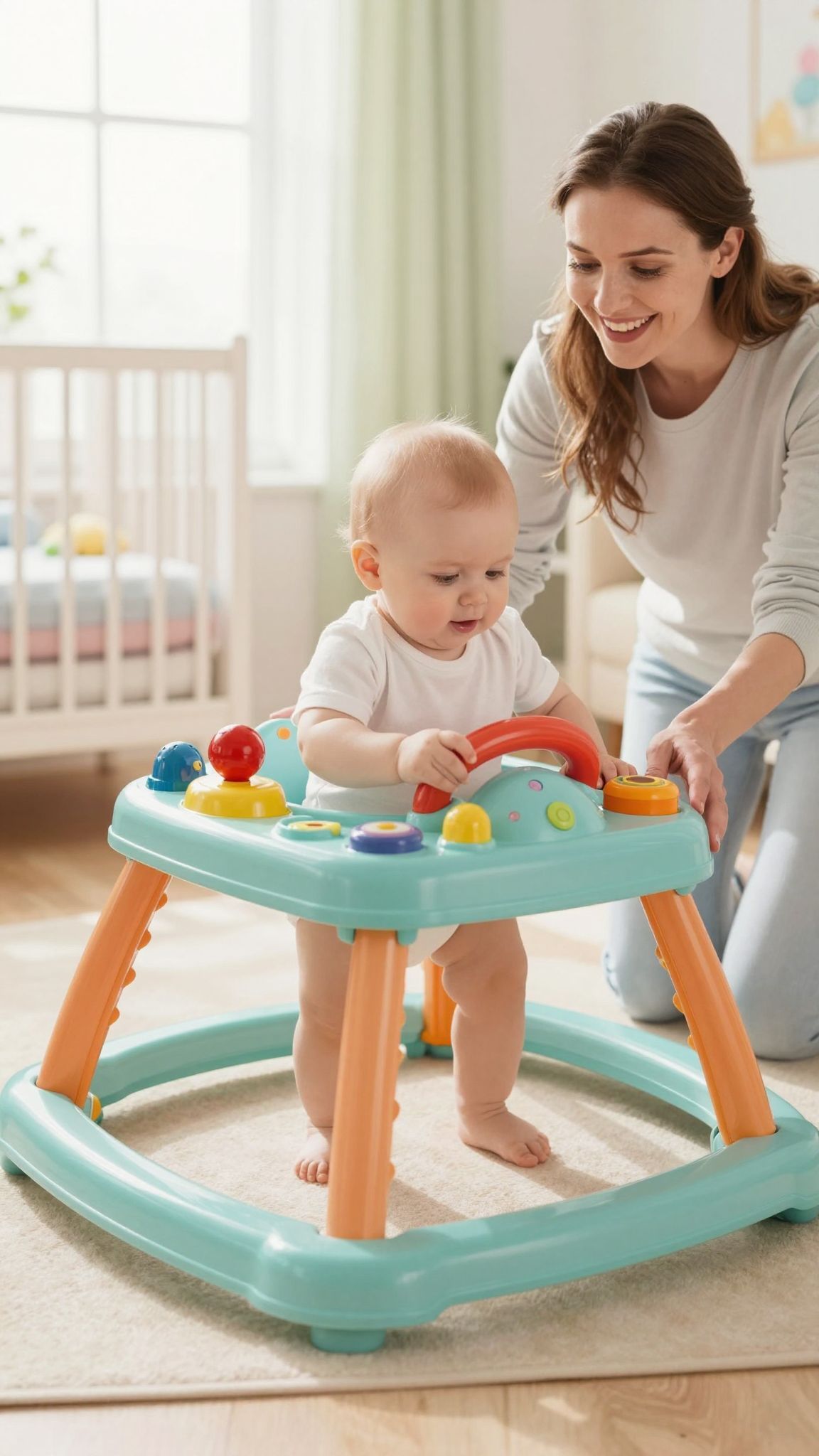 A bébikomp használata késleltetheti a járás fejlődését.