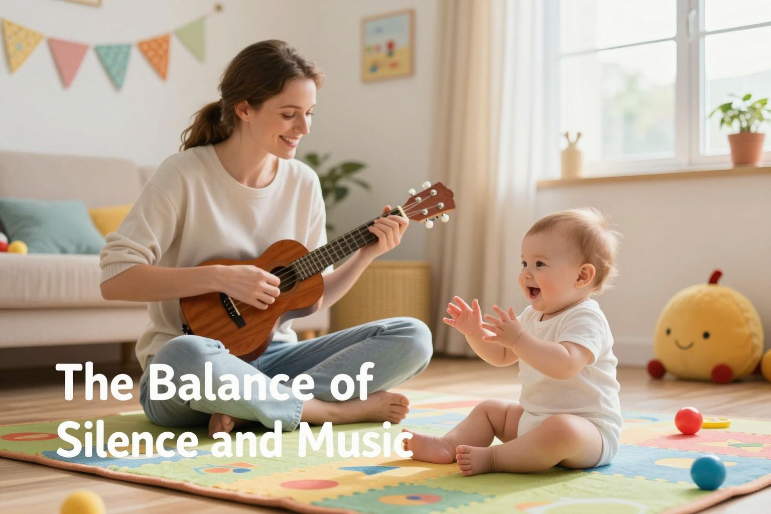 A zenehallgatás serkenti a babák nyelvi fejlődését.