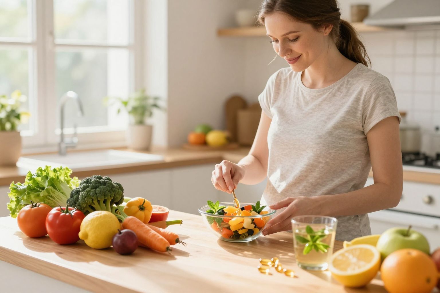 A D-vitamin szabályozza a kalcium és foszfor felszívódását.