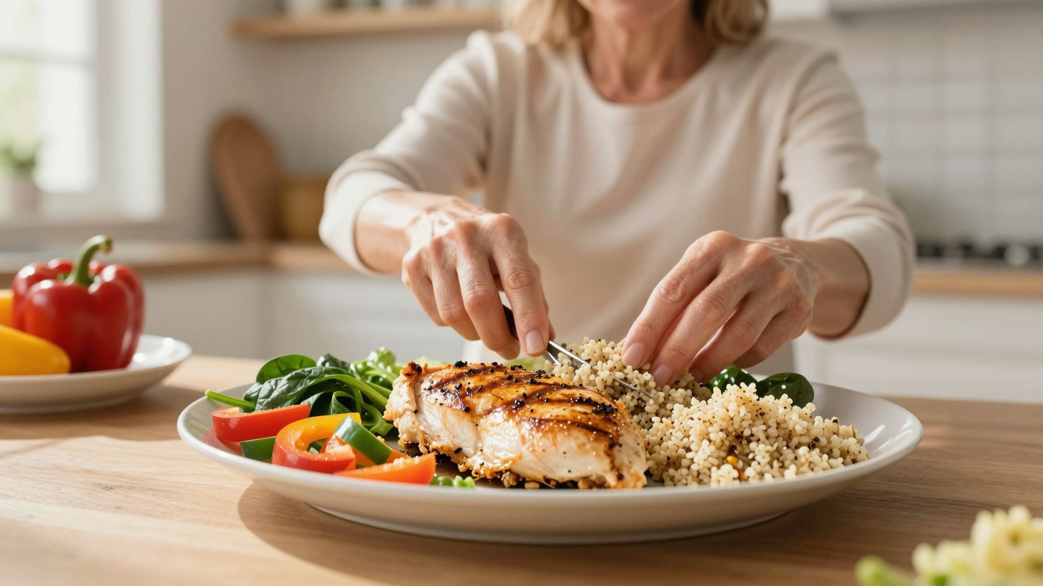 A fehérje segít fenntartani az izomtömeget a klimax során.