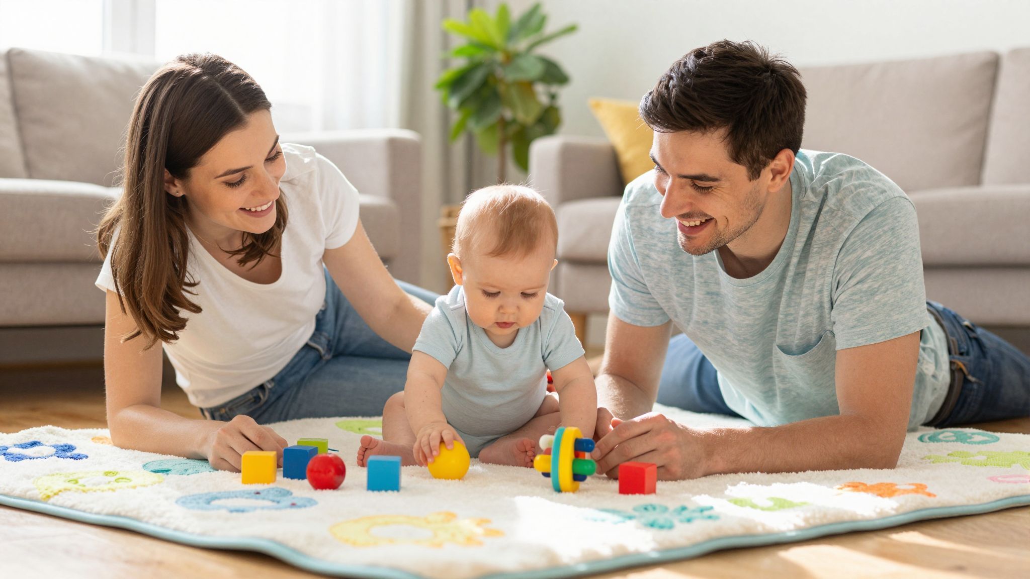 A játék fejleszti a babák szociális és kognitív képességeit.