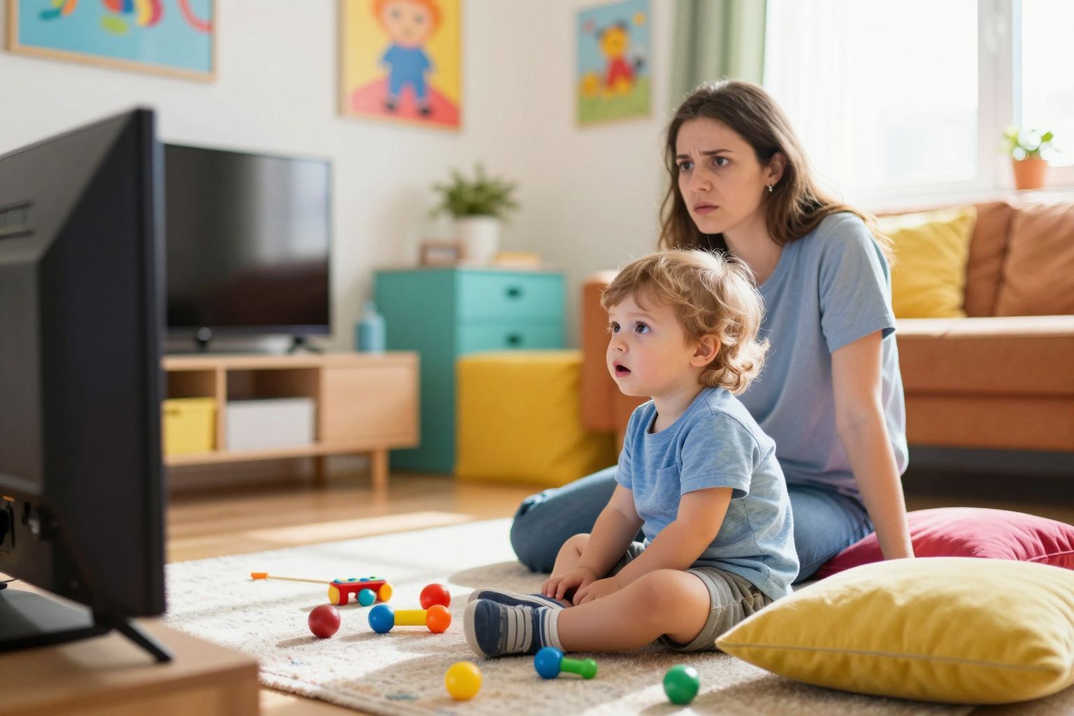 A túlzott tévénézés fokozhatja a figyelemzavart.