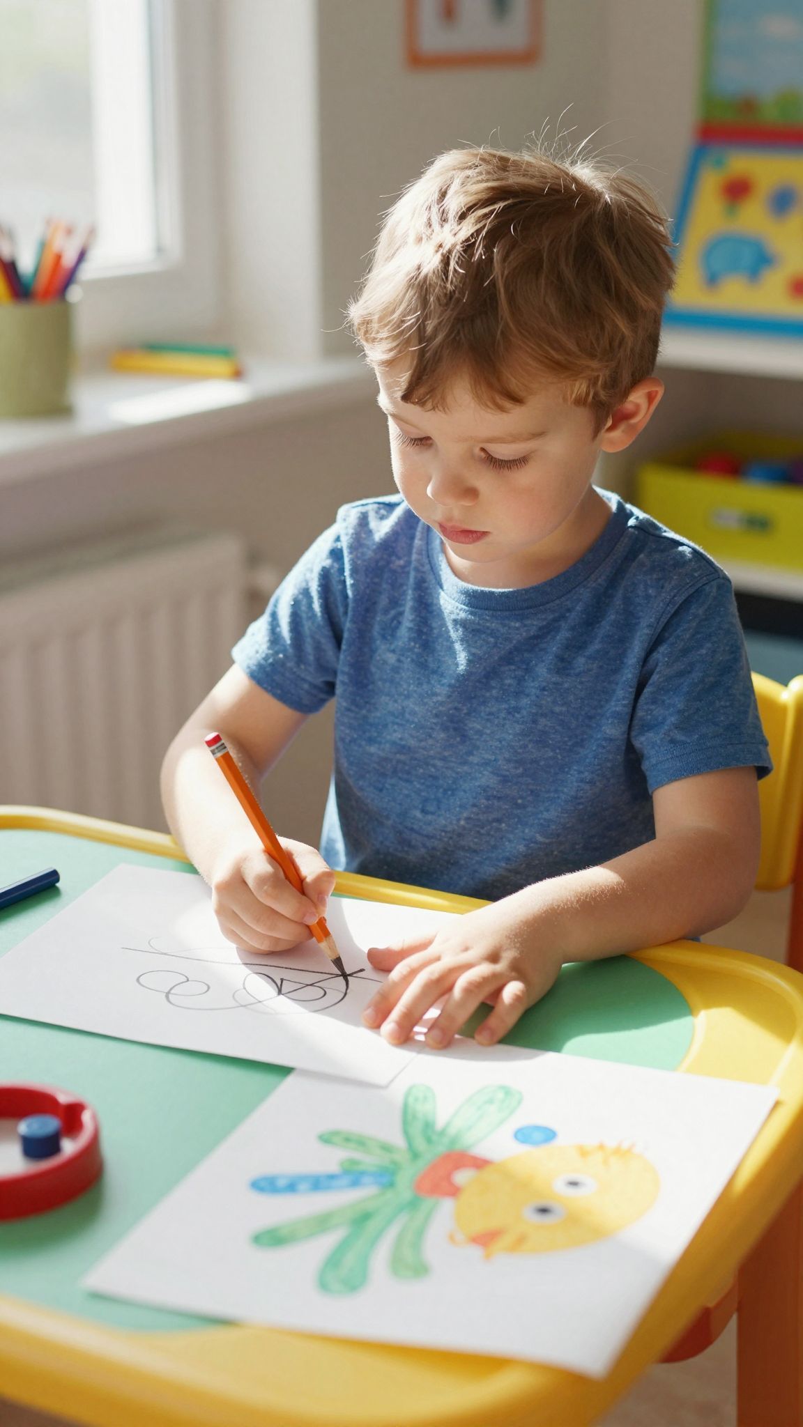A helytelen ceruzafogás diszlexiára utalhat óvodásoknál.