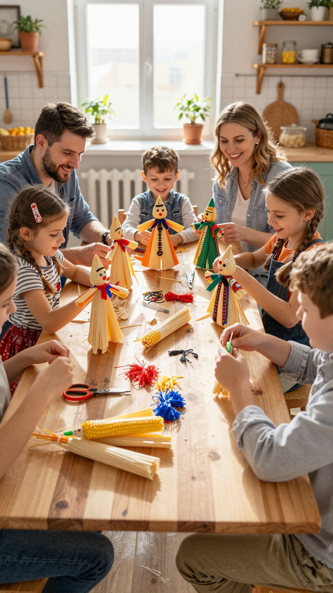 A csutkababa készítése természetes anyagokkal és kézügyességgel történik.