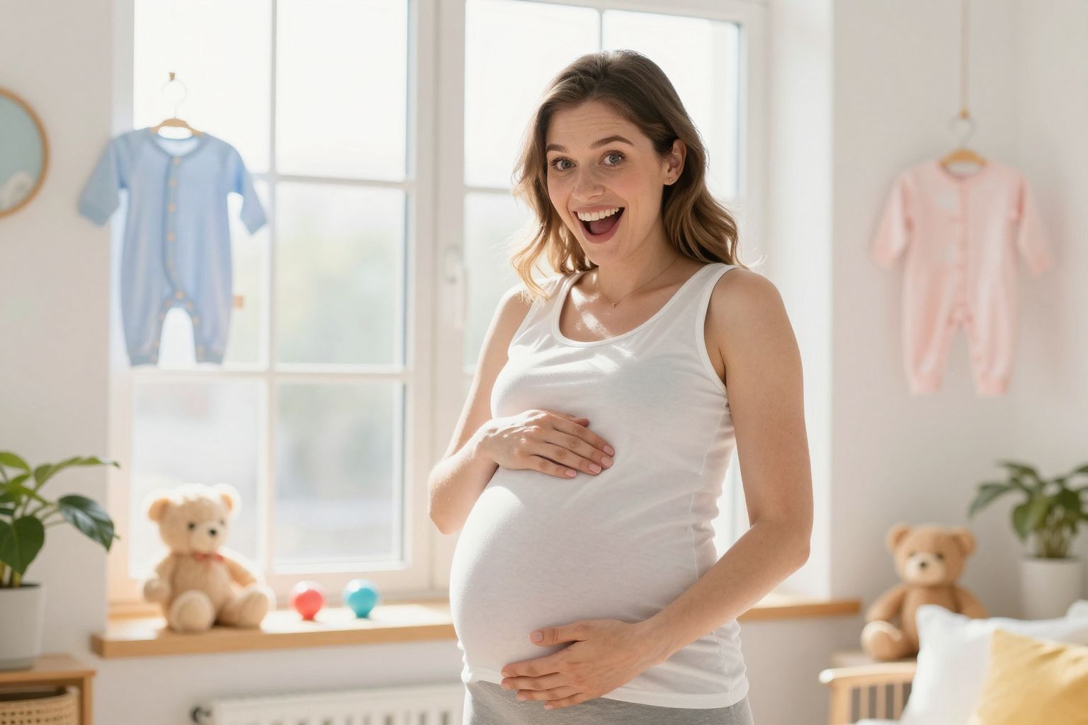 A 37. héttől a baba születésre készül.