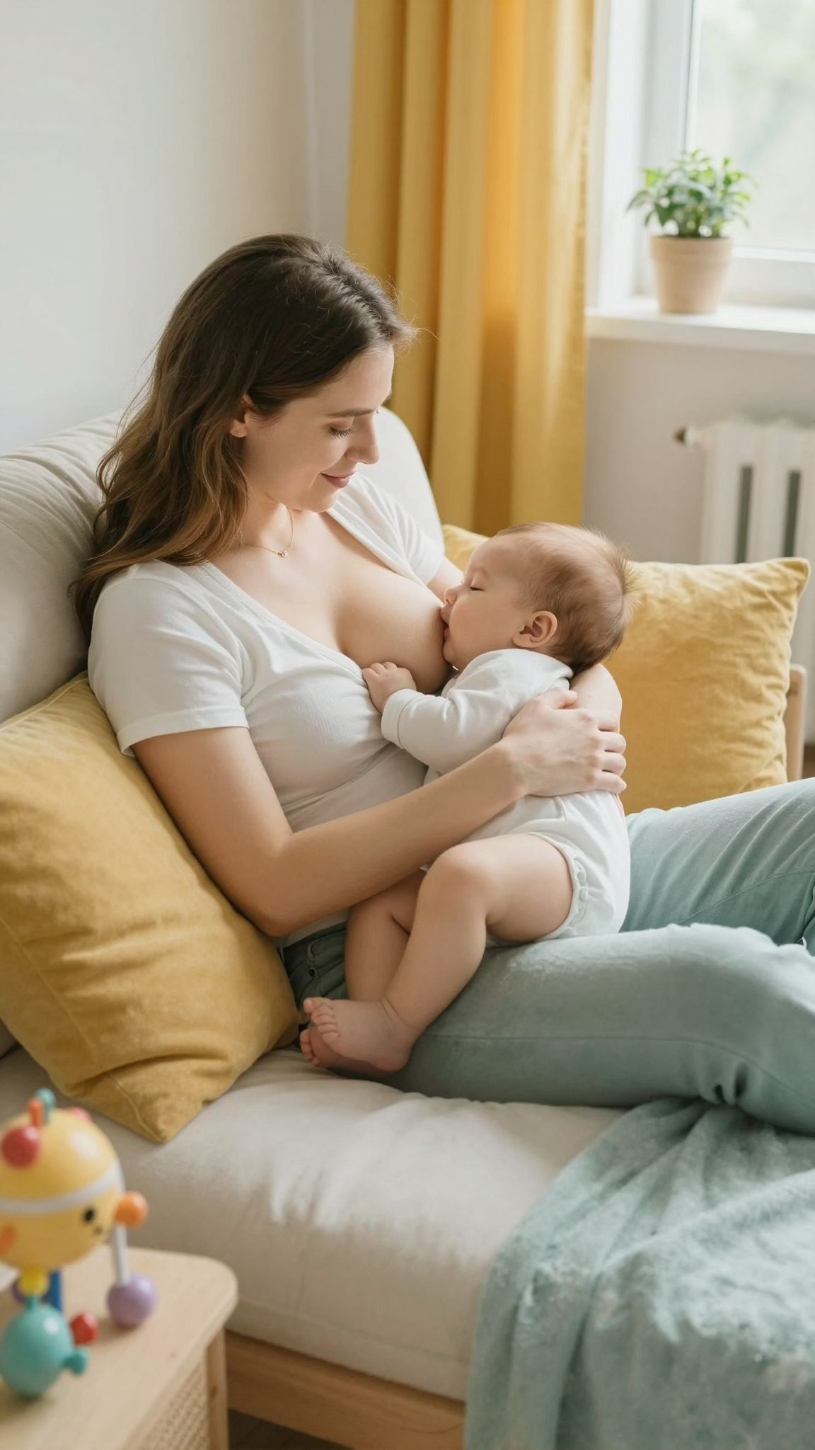 A hónaljtartás segíti a baba megfelelő pozicionálását szoptatáskor.