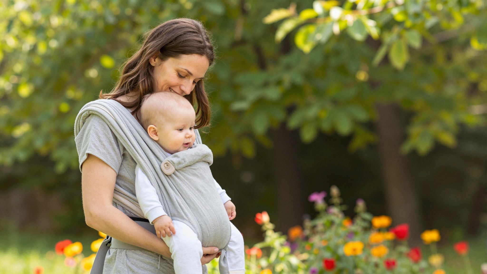 A hordozás erősíti a szülő-gyermek köteléket.