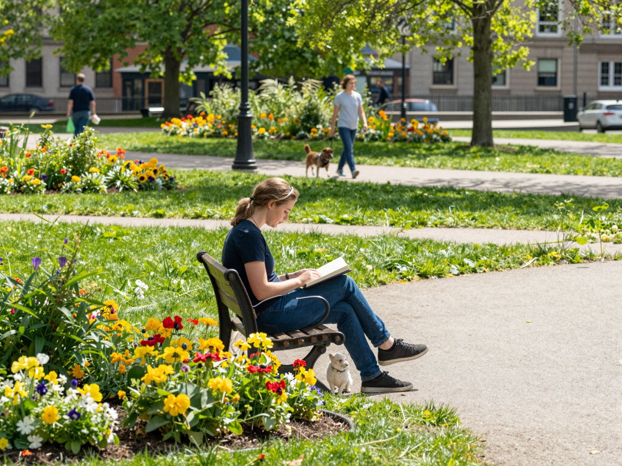 A városi zöldterületek rendszeres karbantartása csökkenti a kullancsokat.