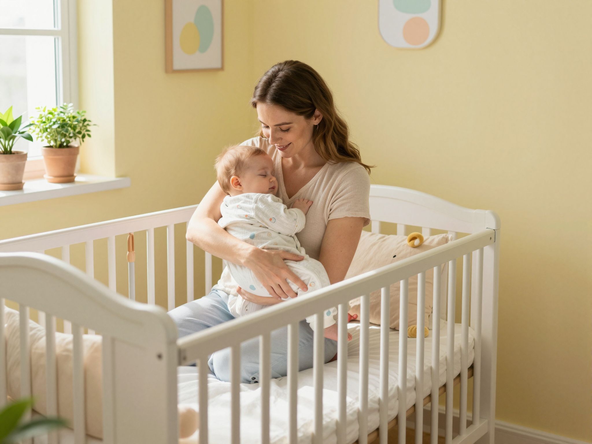 A baba alvóhelye legyen csendes, kényelmes és biztonságos.